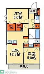 物件の間取り