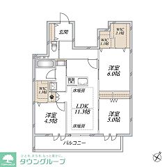 物件の間取り