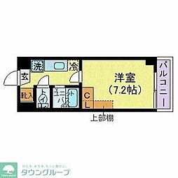 オークヒルズ濱嶋 1Kの間取図画像
