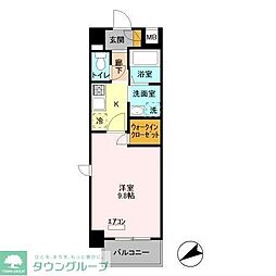 RoyalGrace道 1Kの間取図画像