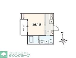Fiorito六実 1Kの間取図画像