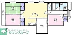 グランラフィーヌ 3LDKの間取図画像