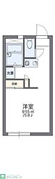 レオパレス北初富 1Kの間取図画像