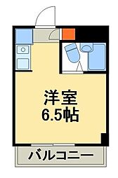 オリエンタル鎌ヶ谷 ワンルームの間取図画像