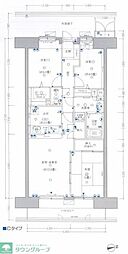 白井ロジュマン 3LDKの間取図画像