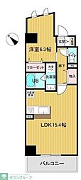 LuceVII 1LDKの間取図画像