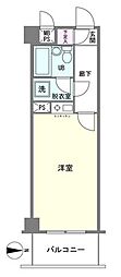 ライオンズマンション蕨第2 ワンルームの間取図画像