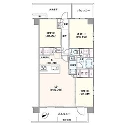 間取図画像 3LDK
