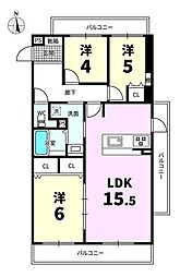間取図画像 3LDK