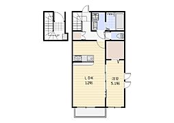 Le Lien 1LDKの間取図画像
