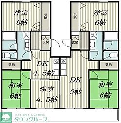 グリーンヒル藤が丘C 5LDKの間取図画像