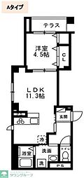仮)青葉区あざみ野4丁目共同住宅新築工事 1LDKの間取図画像