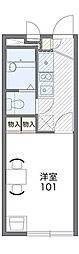 レオパレスアーバン向丘 1Kの間取図画像