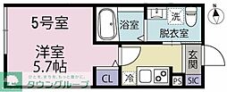 パークメゾン鷺沼 1Kの間取図画像
