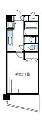 イストアール 1Kの間取図画像
