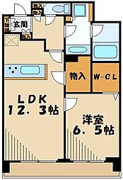 スタイリオ梶が谷 1LDKの間取図画像