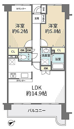 【間取図】