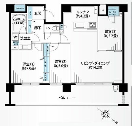 【間取図】