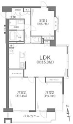 間取図画像 3LDK