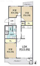 間取図画像 3LDK