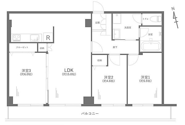 間取りを拡大表示