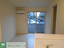 東武東上線 鶴瀬駅 徒歩14分の賃貸アパート 1階1LDKのリビング/ダイニング