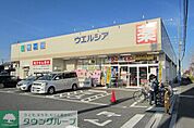 ウエルシア入間扇台店 徒歩9分。ドラックストア 670m