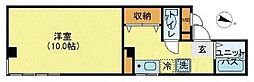 ロジュマン川越砂新田2 1Kの間取図画像