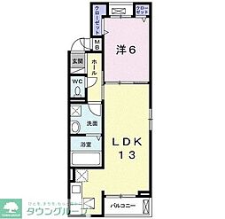 フェリステージ2 1LDKの間取図画像