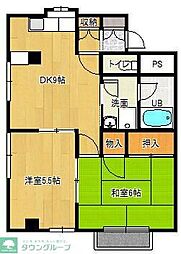 長峰ビル 2DKの間取図画像