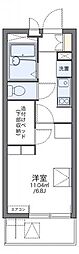 東武東上線 川越駅 徒歩4分の賃貸マンション 3階1Kの間取り