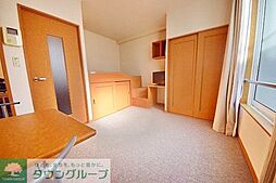 東武越生線 一本松駅 徒歩10分の賃貸アパート 2階1Kのリビング/ダイニング