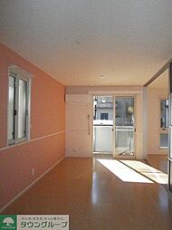 東武東上線 若葉駅 徒歩10分の賃貸アパート 1階2LDKのリビング/ダイニング