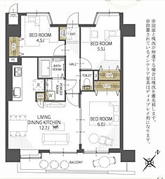 間取図画像 3LDK