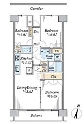 間取図画像 3LDK
