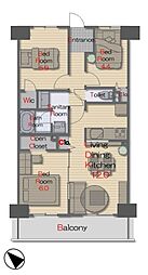 間取図画像 3LDK