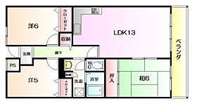 サザンコート堺  ｜ 大阪府堺市堺区熊野町西2丁（賃貸マンション3LDK・1階・70.95㎡） その2