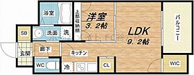 SERENiTE福島scelto  ｜ 大阪府大阪市福島区吉野2丁目11-26（賃貸マンション1LDK・2階・31.47㎡） その2