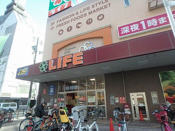 画像28:【スーパー】スーパーライフ　天神橋店まで583ｍ