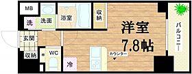 アスヴェル心斎橋東ステーションフロント  ｜ 大阪府大阪市中央区谷町6丁目（賃貸マンション1R・9階・24.63㎡） その2