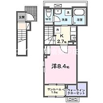 ネオ　コスモス  ｜ 岡山県倉敷市中庄（賃貸アパート1K・2階・36.33㎡） その2