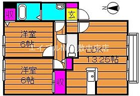 サンビレッジチェリオA  ｜ 岡山県倉敷市中島（賃貸アパート2LDK・1階・59.10㎡） その2