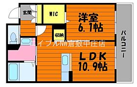 ヴィエント  ｜ 岡山県総社市駅南1丁目（賃貸マンション1LDK・2階・42.04㎡） その2