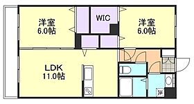 F-city老松町 203 ｜ 岡山県倉敷市老松町3丁目14-57（賃貸マンション2LDK・2階・55.18㎡） その2