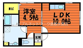 カルティエIII 102 ｜ 岡山県倉敷市阿知3丁目11-8（賃貸アパート1LDK・1階・40.04㎡） その2