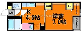 スカイコートマンションII 403 ｜ 岡山県倉敷市徳芳152-3（賃貸マンション1K・4階・28.20㎡） その2