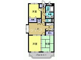 ファミーユK・A・Y 102 ｜ 岡山県倉敷市新田2947-5（賃貸マンション3LDK・1階・62.27㎡） その2