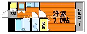 メゾンクレール 101 ｜ 岡山県倉敷市松島1086-9（賃貸アパート1K・1階・22.58㎡） その2