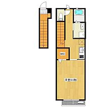 Cerisier 202 ｜ 岡山県倉敷市酒津2754（賃貸アパート1K・2階・36.45㎡） その2