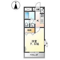 リベルテ中畝Ａ  ｜ 岡山県倉敷市中畝5丁目（賃貸アパート1K・1階・24.75㎡） その2